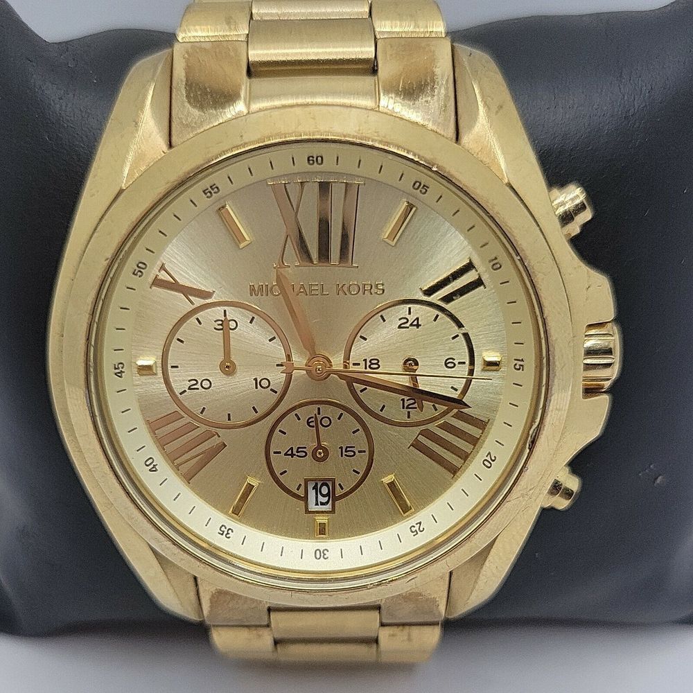 Michael Kors Bradshaw MK5605 Women Stainless Steel Analog Dial Wrist Watch AM696